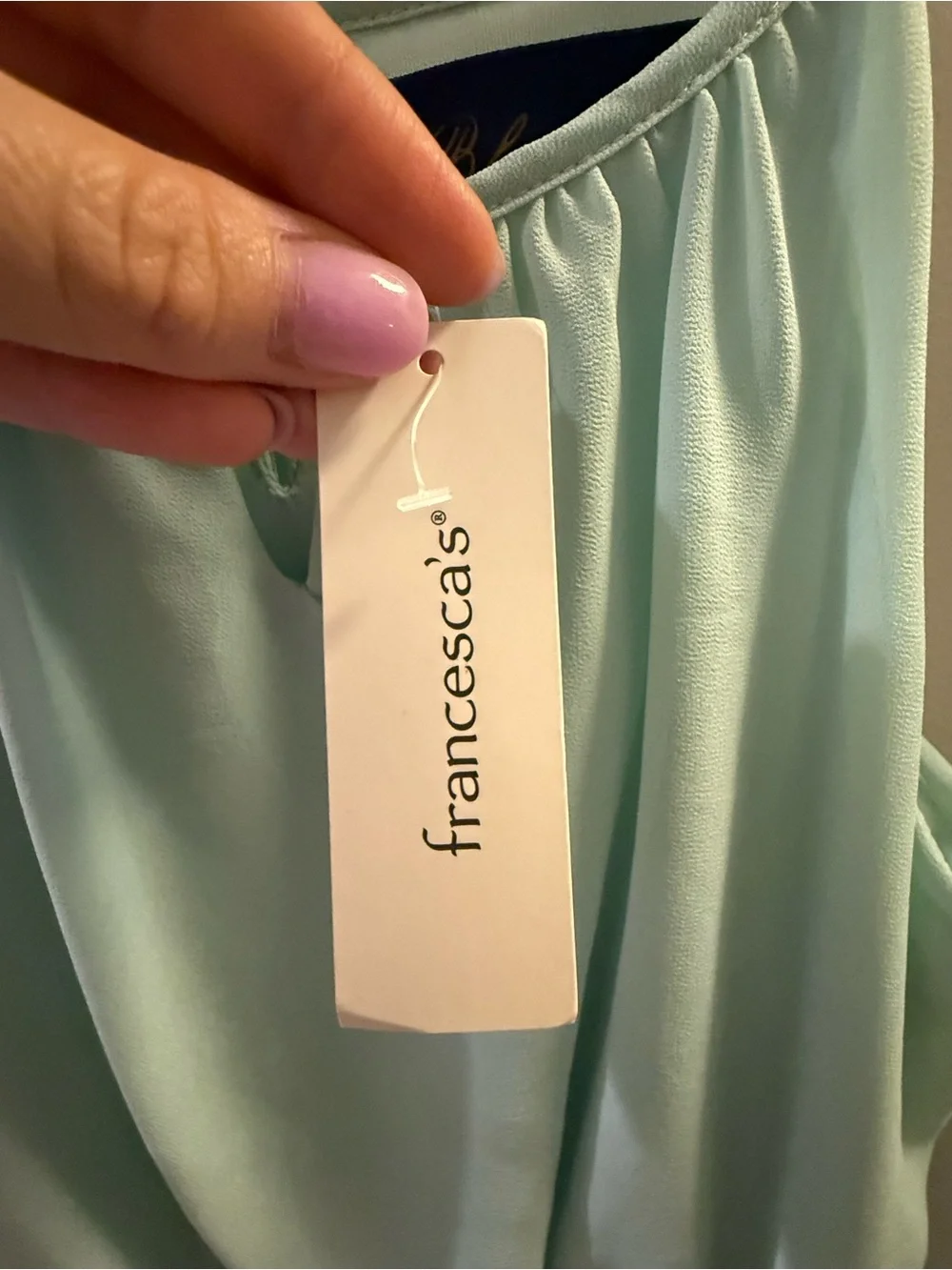 Womens’ Light Mint Green Spaghetti-Strap Dress